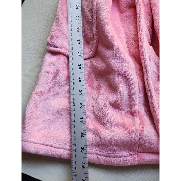 ROBE-VICTORIA'S SECRET SIGNATURE-Pink-Soft-Fluffy-Removable Waist Tie-Size SM - Picture 10 of 10